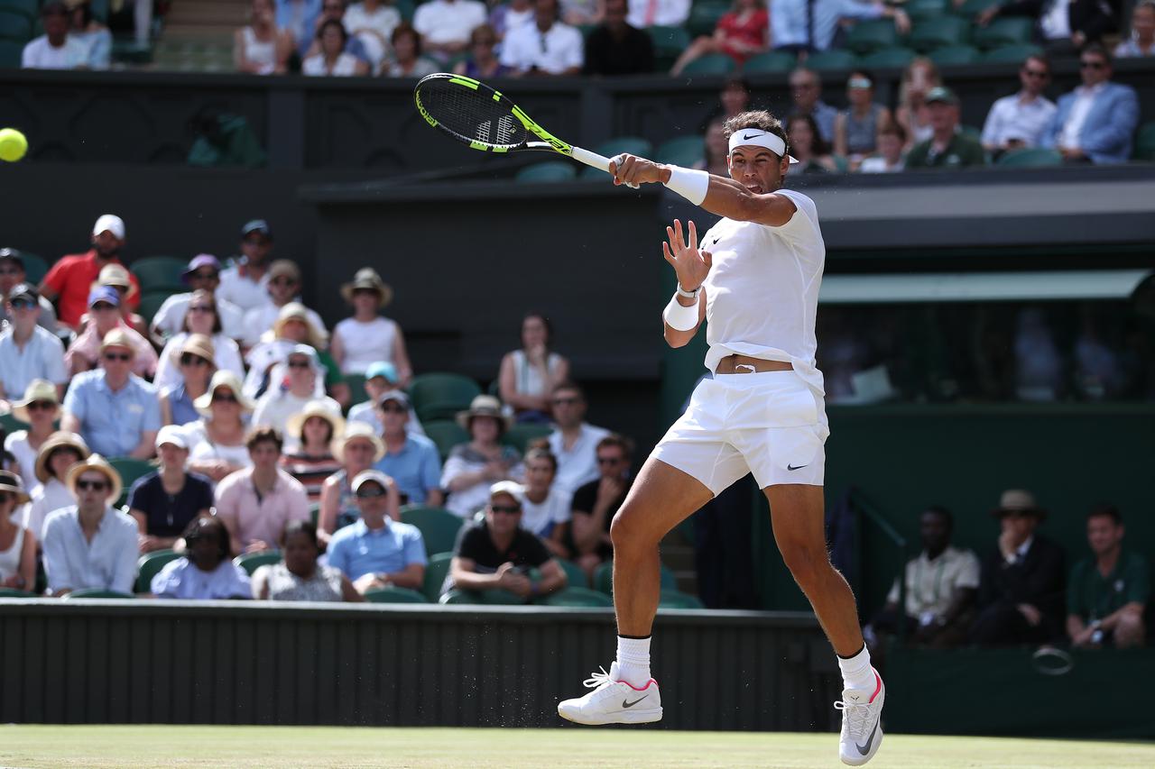 London:  Wimbledon, Rafael Nadal - Karen Khachanov
