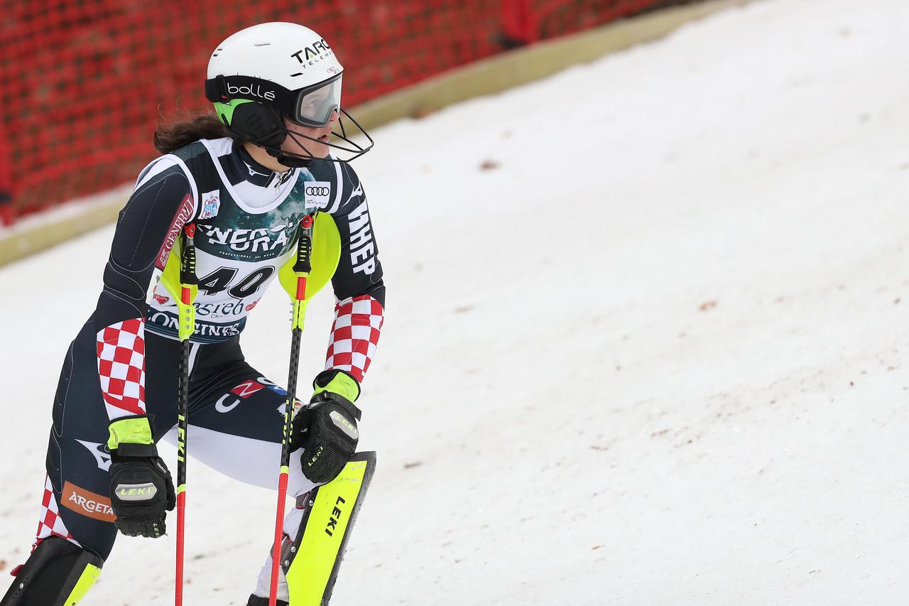 Zagreb: Prva vožnja ženskog slaloma Audi FIS Svjetskog skijaškog kupa