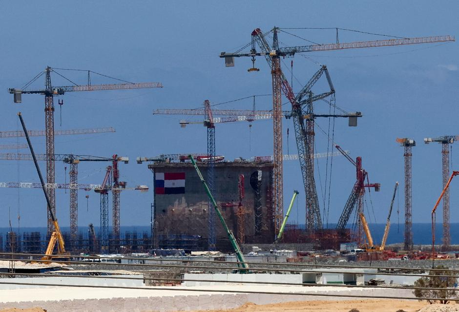 A view of Egypt's first nuclear power station, the El-Dabaa Nuclear Power Plant in El-Dabaa, Matrouh Governorate