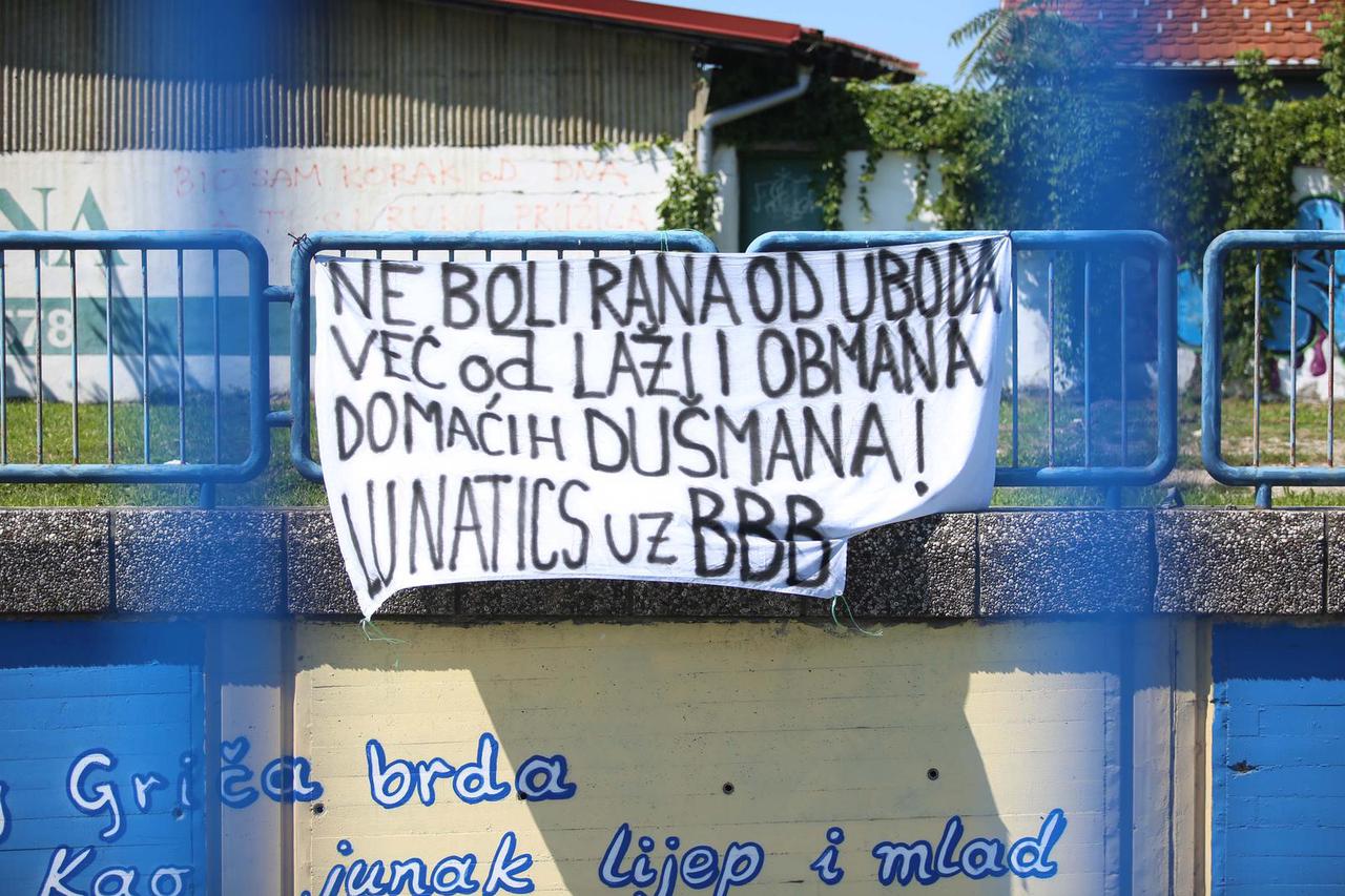 Zagreb: Navijači Vrapča Lunatics podržali BBB