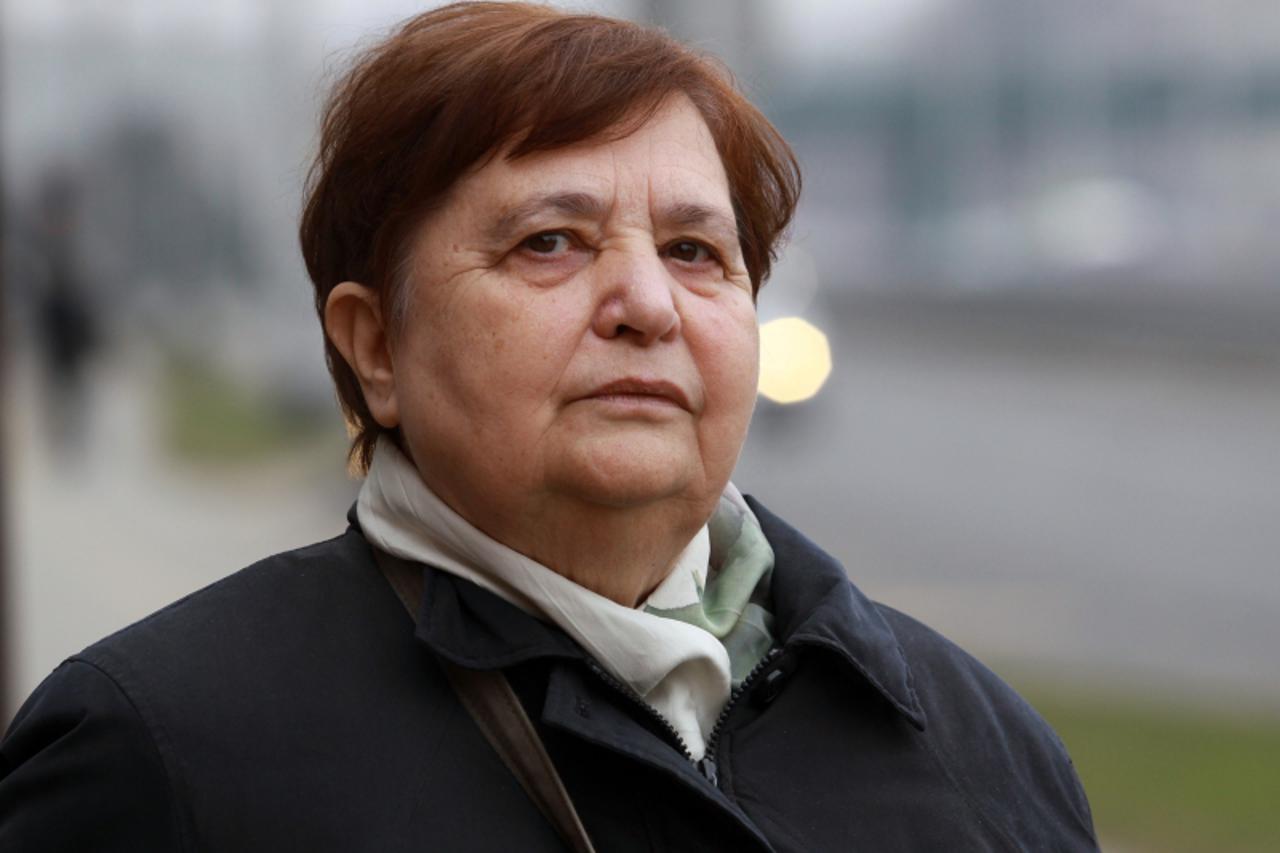 \'02.02.2011., Zagreb - Ankica Bencek, profesorica u mirovini .  Photo: Zarko Basic/PIXSELL\'