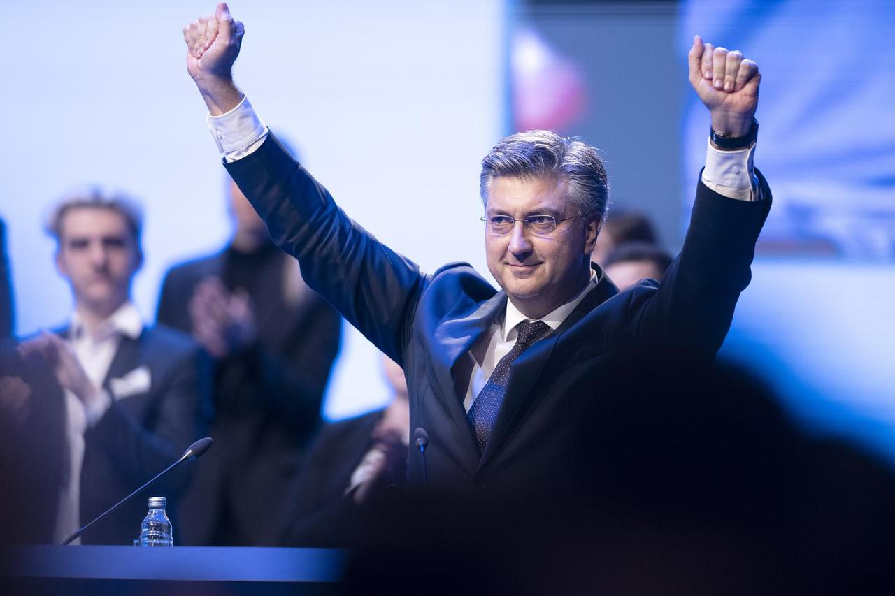 Zagreb: Govor Andreja Plenkovića na 20. Općem saboru HDZ-a u KD Vatroslav Lisinski