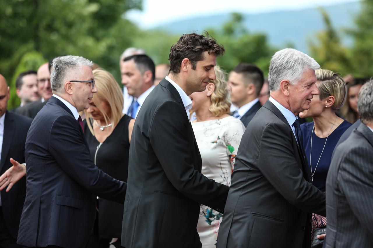 Zagreb: Prijem predsjednice RH Kolinde Grabar-Kitarović u prigodi Dana državnosti