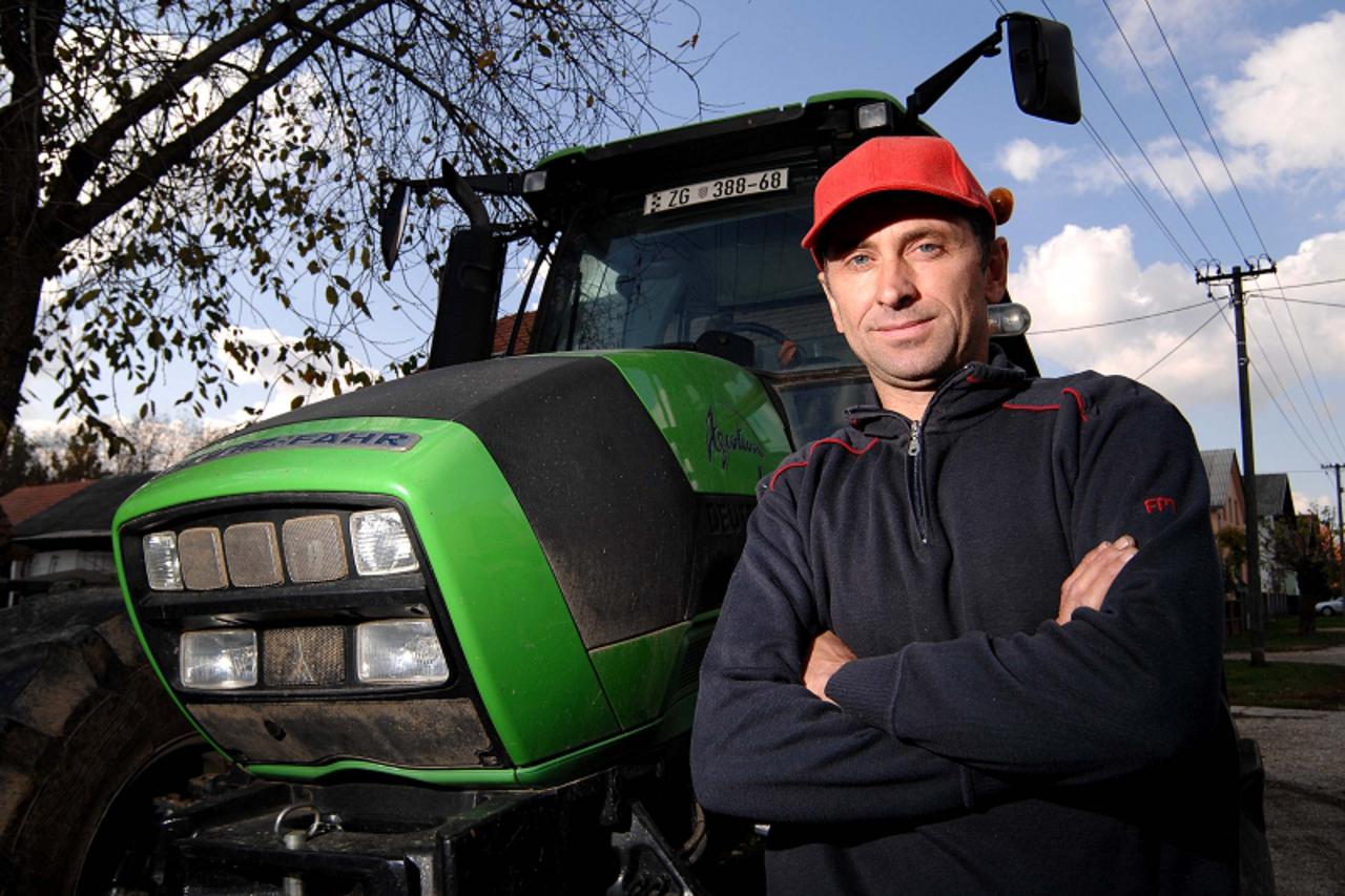 'VARAZDIN/MEDJIMURJE- 30.10.09., Otok, Hrvatska- Ivica Kocis iz Otoka ima problema s zakupom zemljista. Photo: Vjeran Zganec-Rogulja/VLM'