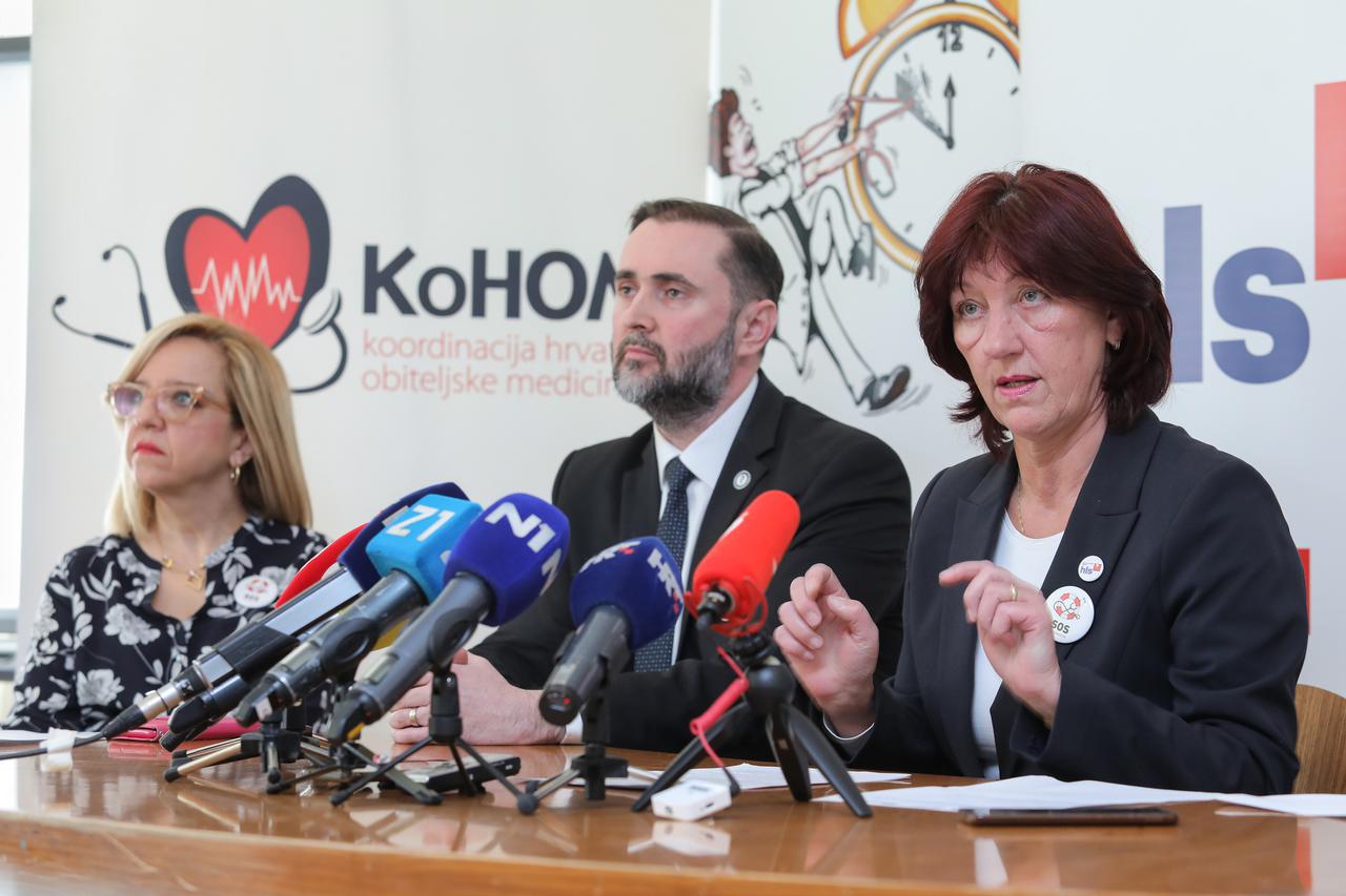 Zagreb: Predstavljen plan i program prosvjeda S.O.S. za hrvatsko zdravstvo