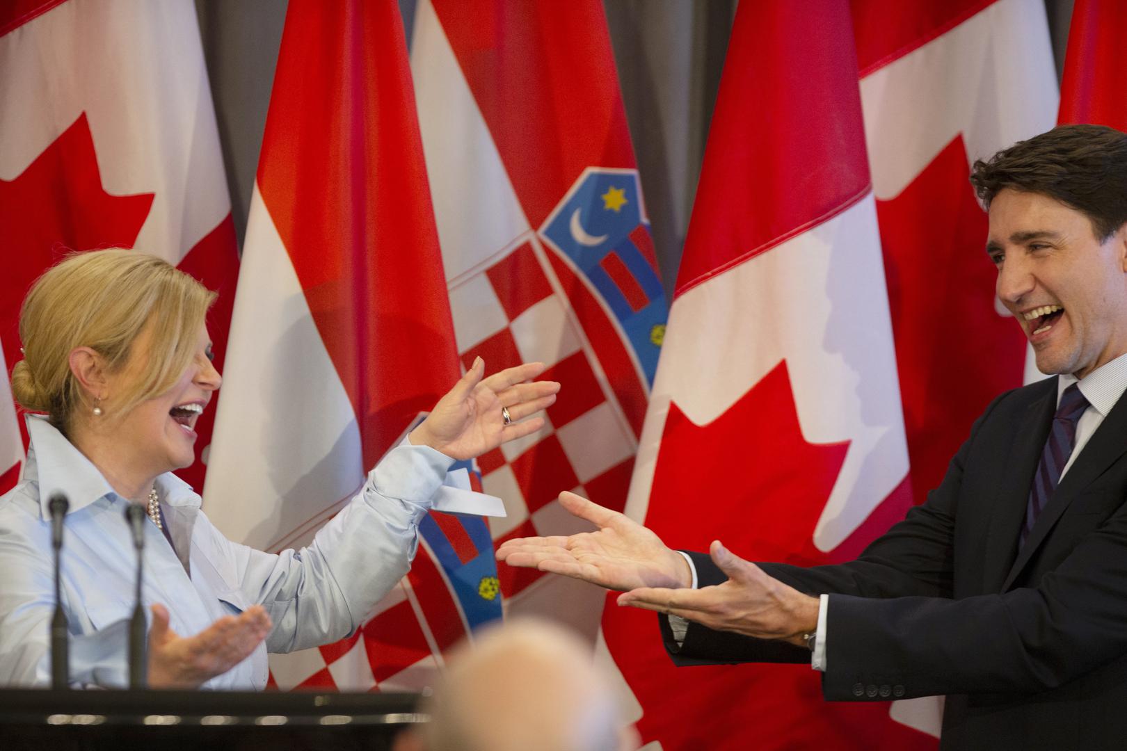 Hrvatska predsjednica, Kolinda Grabar Kitarović već nekoliko dana boravi u Kanadi.