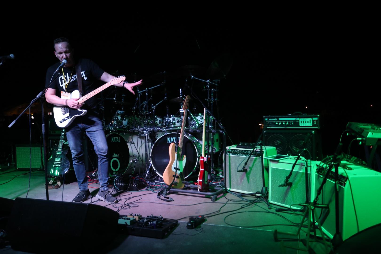 02.07.2021.,Trilj- Nakon uvodnih dogadjanja i zanimljivosti nastupom poznatih glazbenika zapoceo ovogodisnji Thrill Blues Festival. prije koncetra odrzana je i prezentacija domacih glazbenih instrumenata.Photo:Ivo Cagalj/PIXSELL