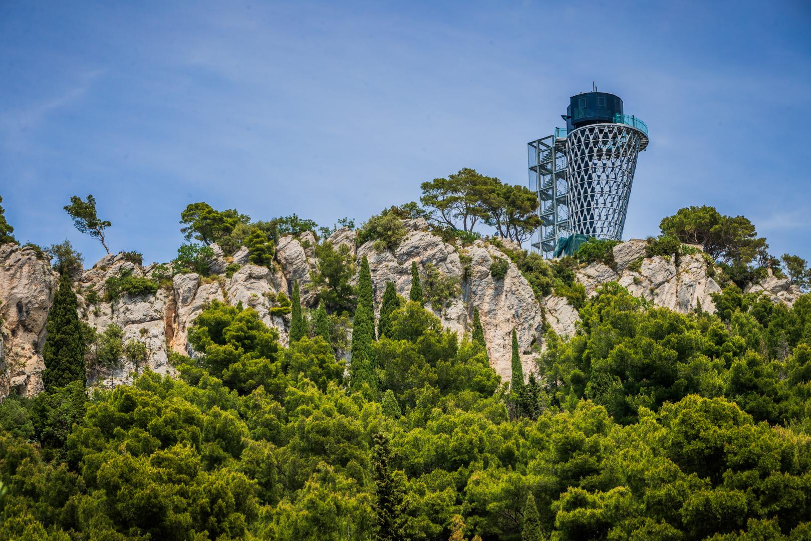 14.05.2024., Split - Pogled sa Juzne padine Marjana na novu Osmatracnicu. Photo: Zvonimir Barisin/PIXSELL