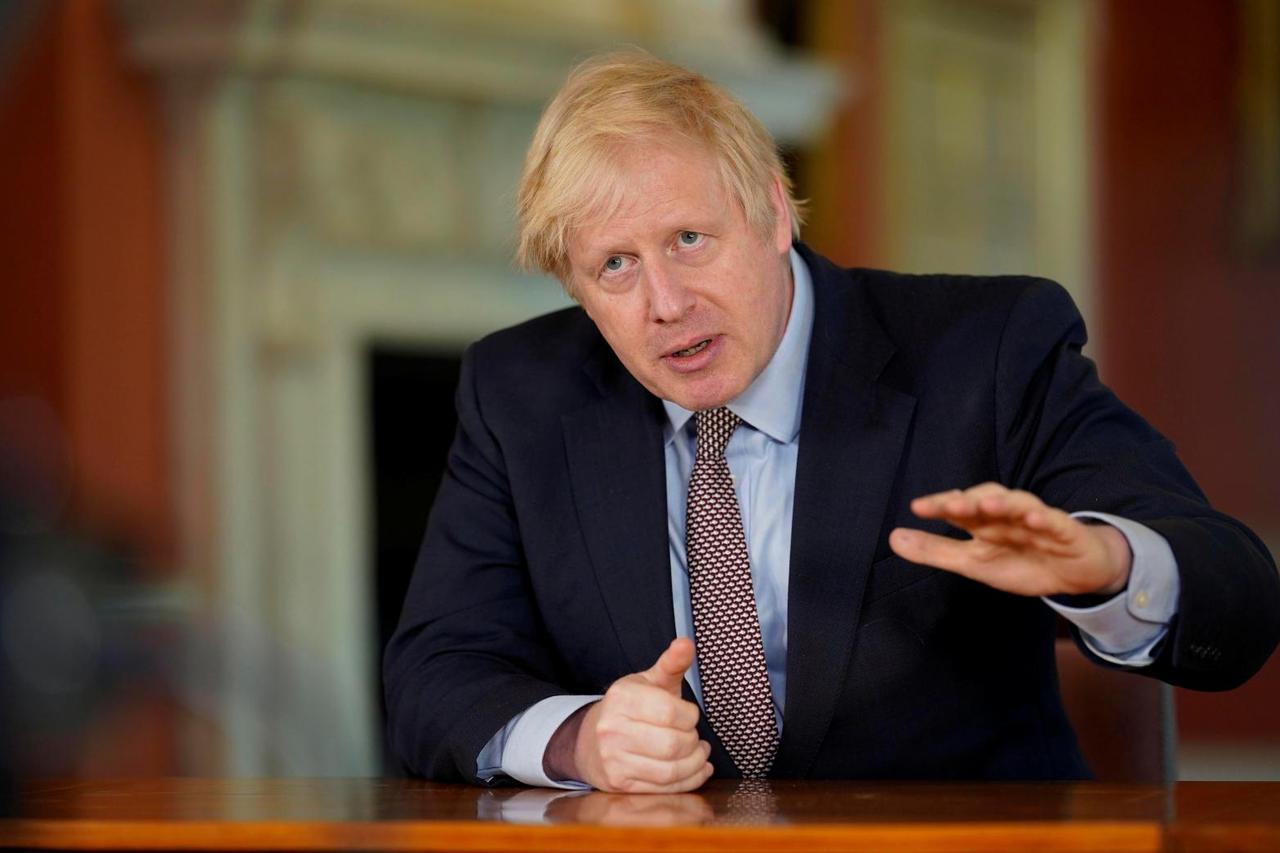 Britain's Prime Minister Boris Johnson's address to the nation from No 10 Downing Street
