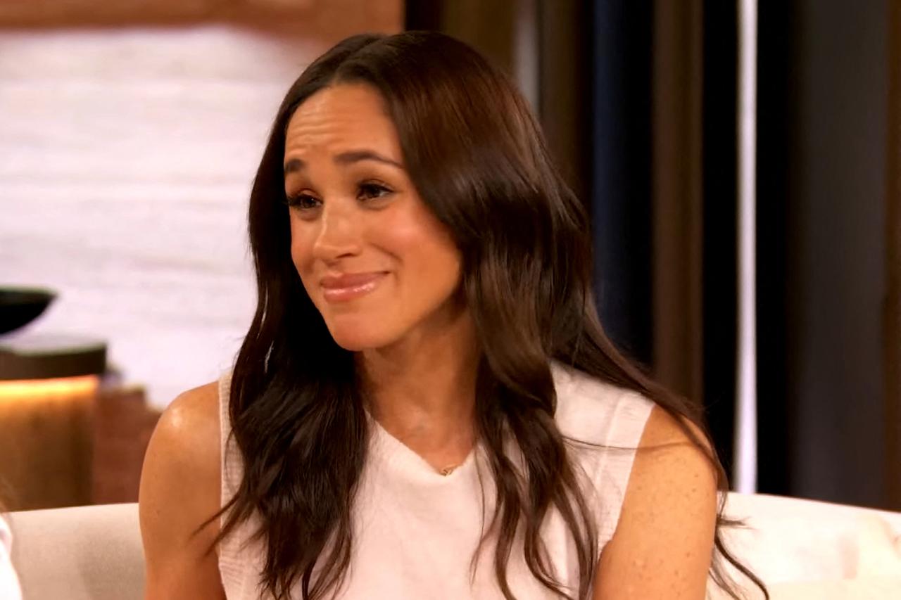 Meghan Markle, duchesse de Sussex dans le Drew Barrymore Show.