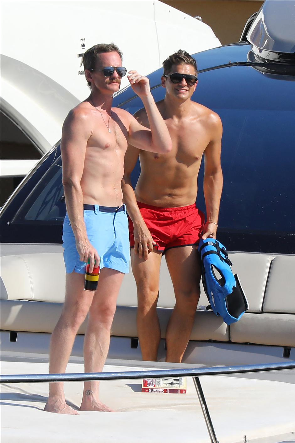 Neil Patrick Harris And David Burtka In Saint Tropez