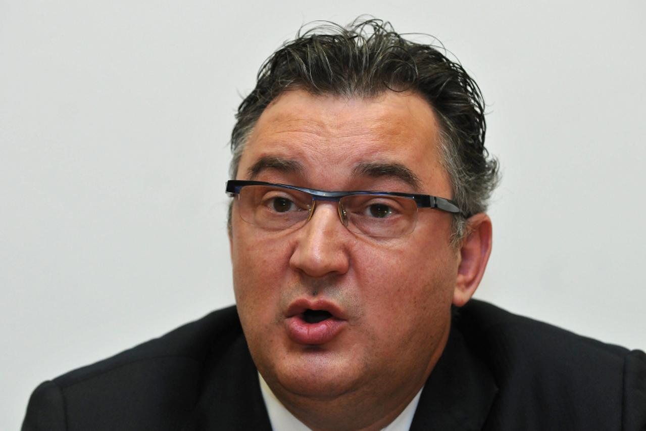 '21.05.2011., Zagreb - Glavni ravnatelj policije Oliver Grbic odrzao je konferenciju za medije na kojoj je odgovarao na optuzbe Damira Polanceca. Photo: Anto Magzan/PIXSELL'