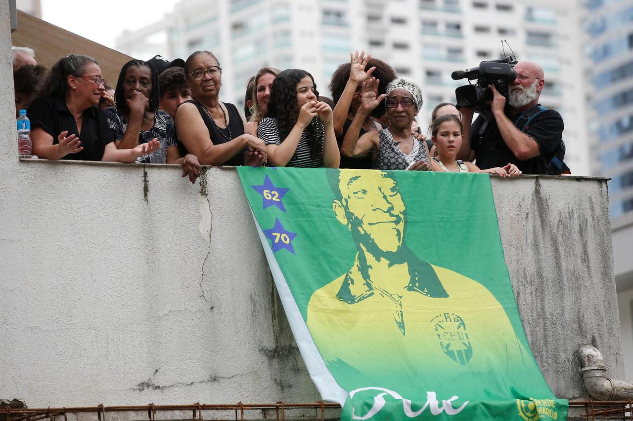 Death of Brazilian soccer legend Pele in Santos