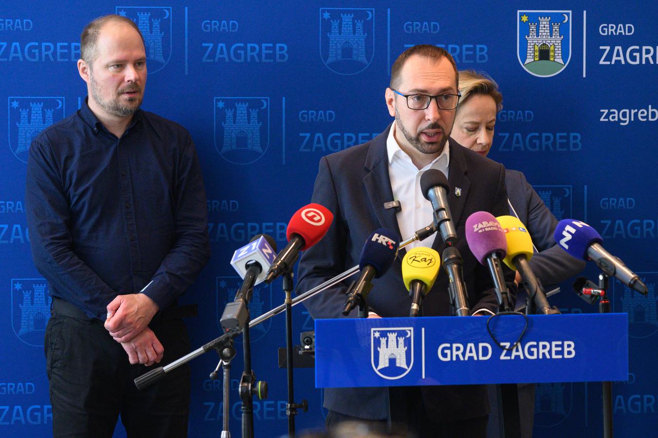 Zagreb: Tomislav Tomašević održao konferenciju za medije