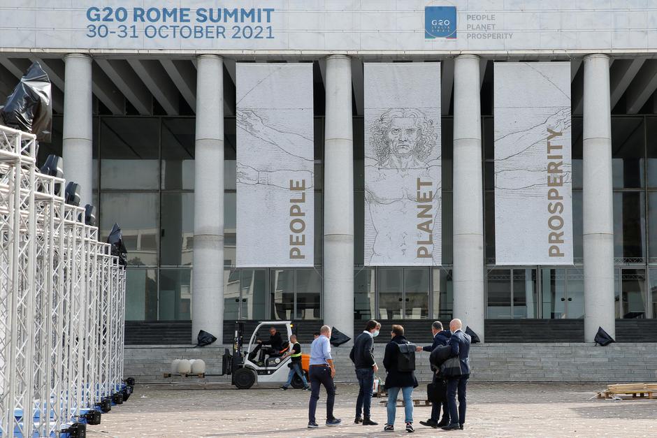 Preparations for Rome's G20 summit