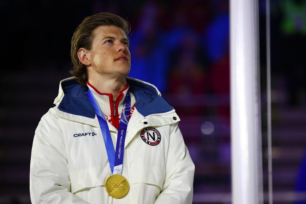 Cross-Country Skiing - Men's 50km Mass Start Classic Victory Ceremony