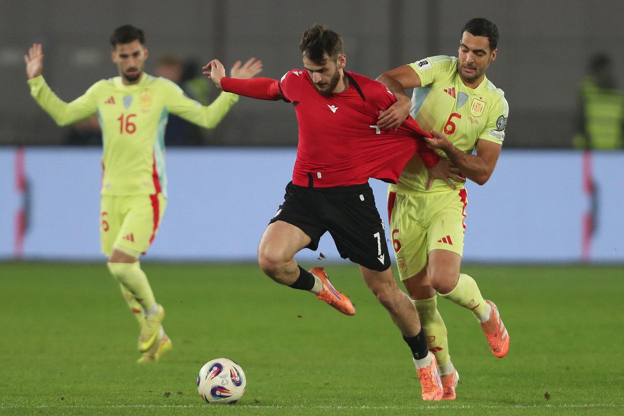 FIFA World Cup - UEFA Qualifiers - Group E - Georgia v Spain