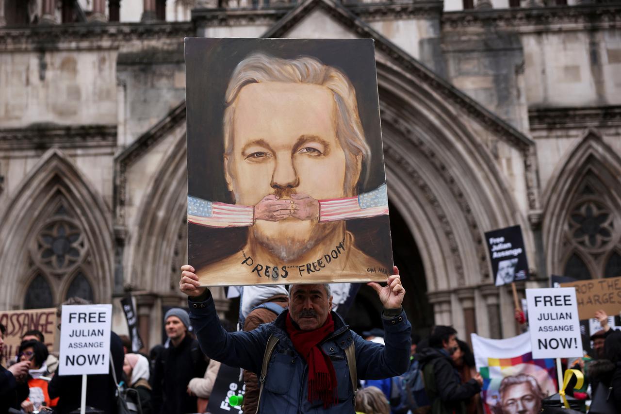 WikiLeaks founder Julian Assange appeals in British court against his extradition from Britain to the United States