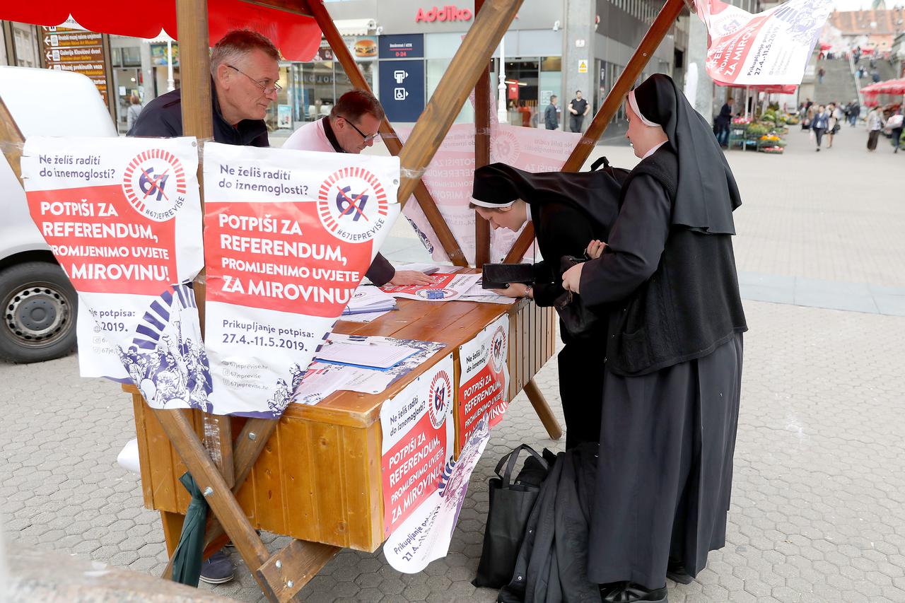 Zagreb: Inicijativa Ne damo naše autoceste nastavlja prikupljati potpise za referendum