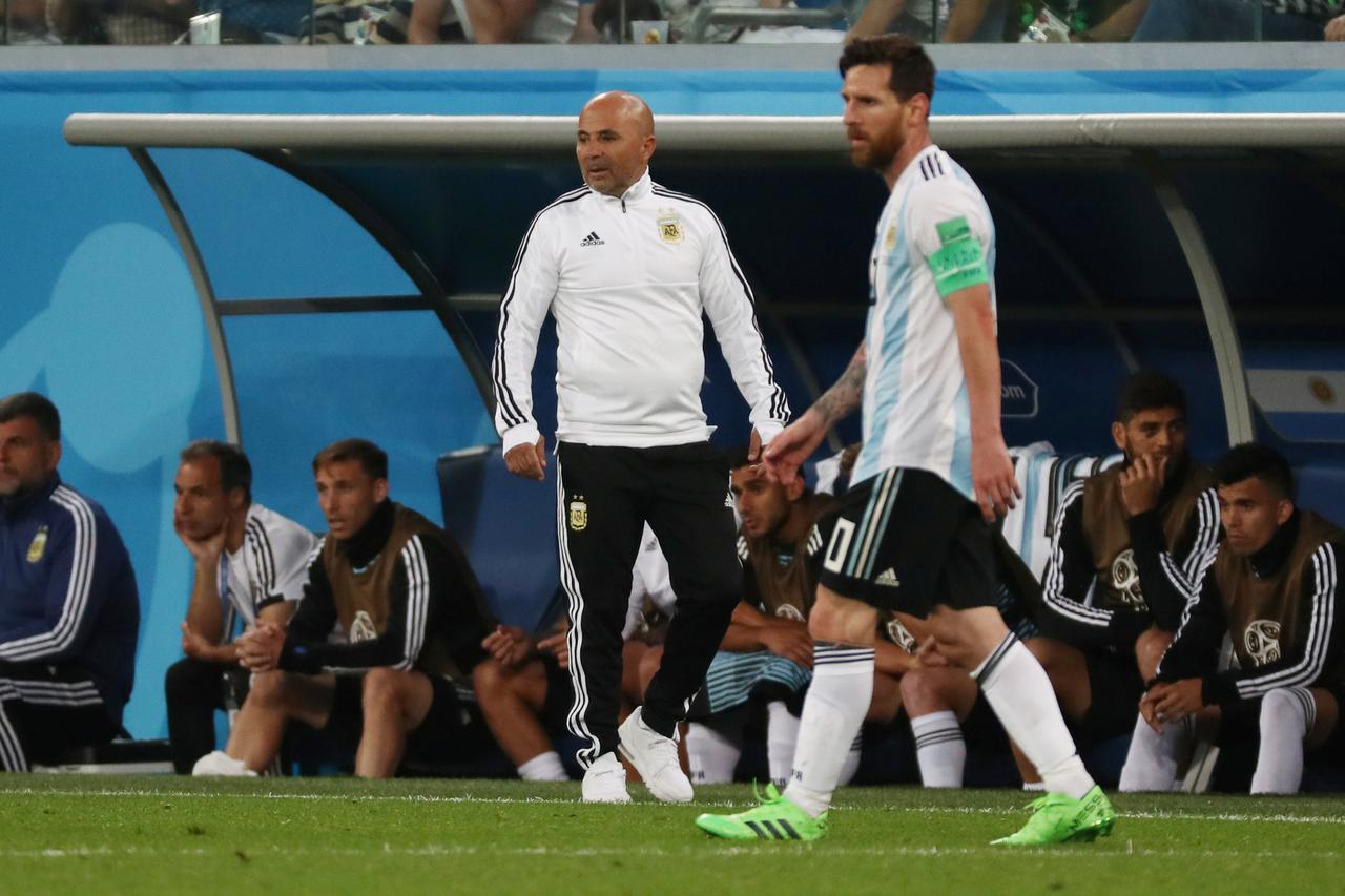 Jorge Sampaoli i Lionel Messi