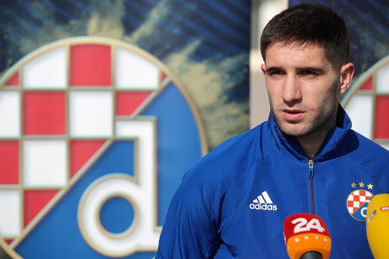 Zagreb: Media day GNK Dinamo uoči utakmice protiv Rapid Wien