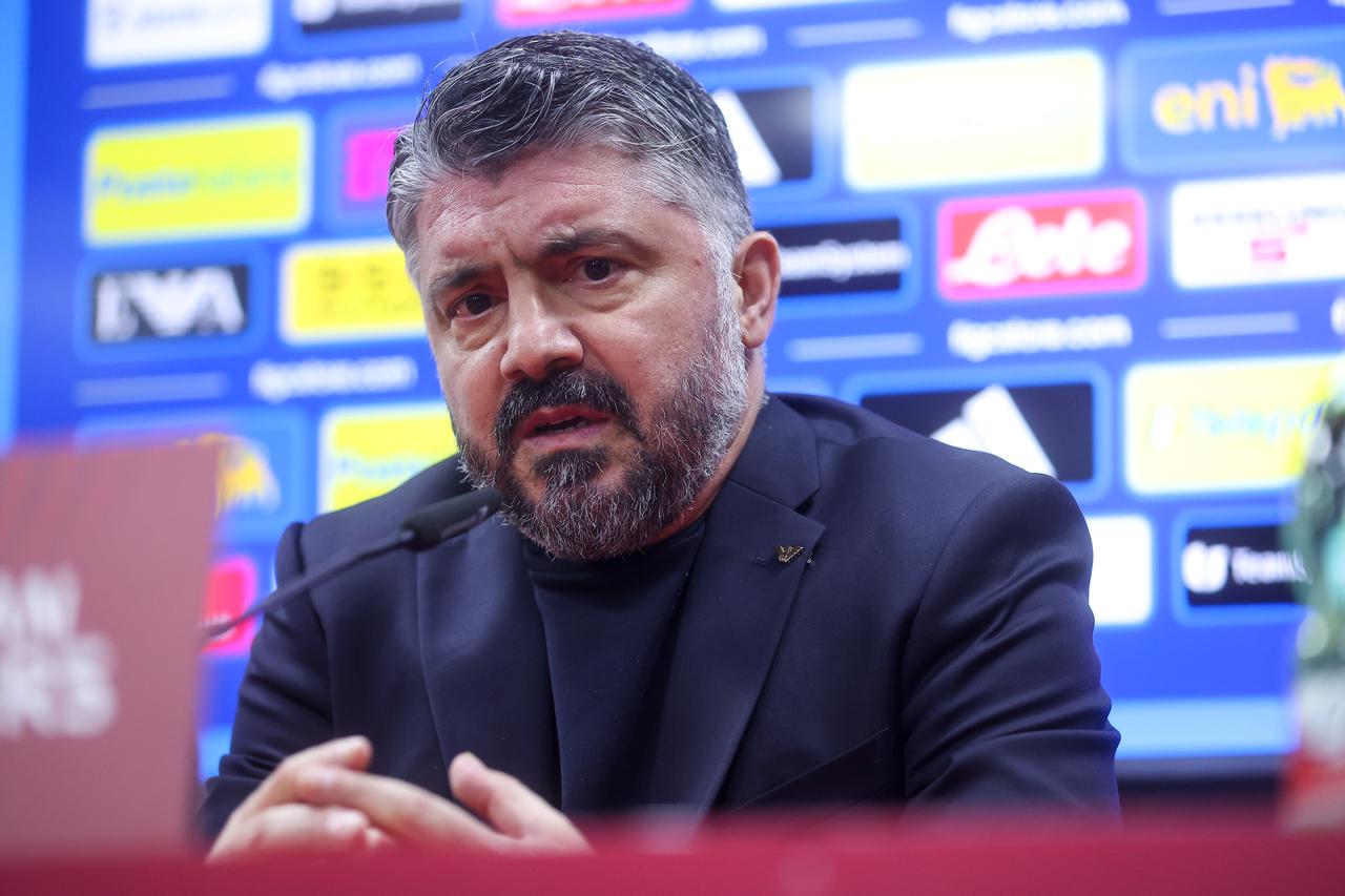Zenica: Gennaro Gattuso i Gianluigi Donnarumma održali  konferenciju za medije uoči utakmice protiv BiH