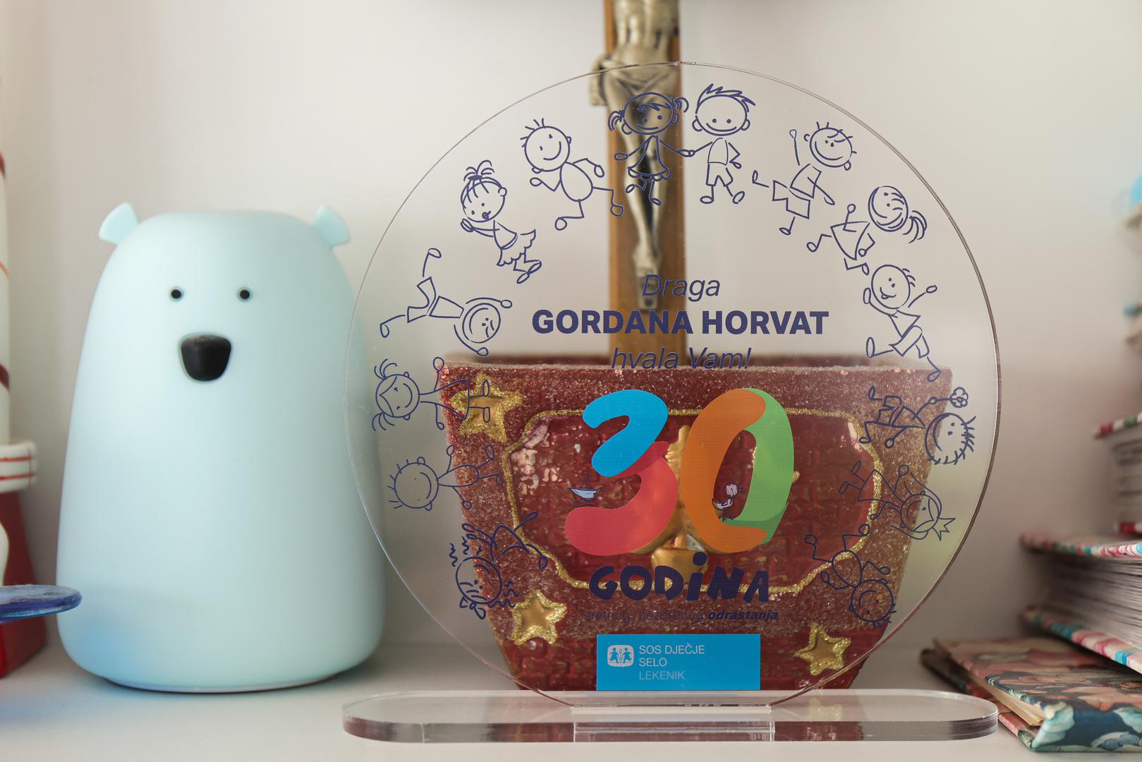 06.10.2023., Zagreb - Povod je 30 godina od pocetka rada SOS Djecjeg sela Lekenik prva SOS mama, Gordanom Horvat.  Photo: Luka stanzl/PIXSELL