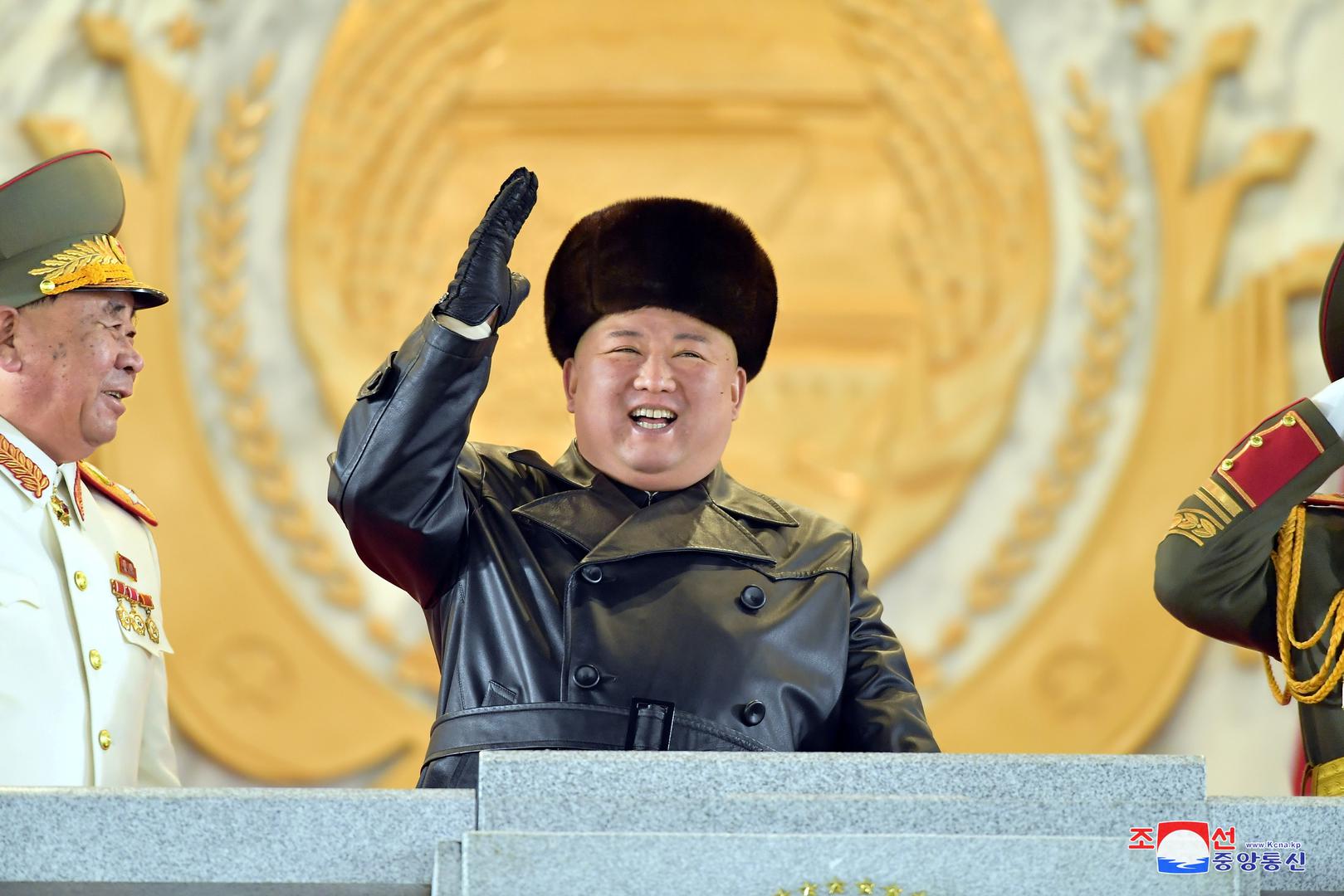 8th Congress of the Workers' Party in Pyongyang North Korean leader Kim Jong Un waves during a ceremony for the 8th Congress of the Workers' Party in Pyongyang, North Korea January 14, 2021 in this photo supplied by North Korea's Central News Agency (KCNA).    KCNA via REUTERS    ATTENTION EDITORS - THIS IMAGE WAS PROVIDED BY A THIRD PARTY. REUTERS IS UNABLE TO INDEPENDENTLY VERIFY THIS IMAGE. NO THIRD PARTY SALES. SOUTH KOREA OUT. NO COMMERCIAL OR EDITORIAL SALES IN SOUTH KOREA.     TPX IMAGES OF THE DAY KCNA
