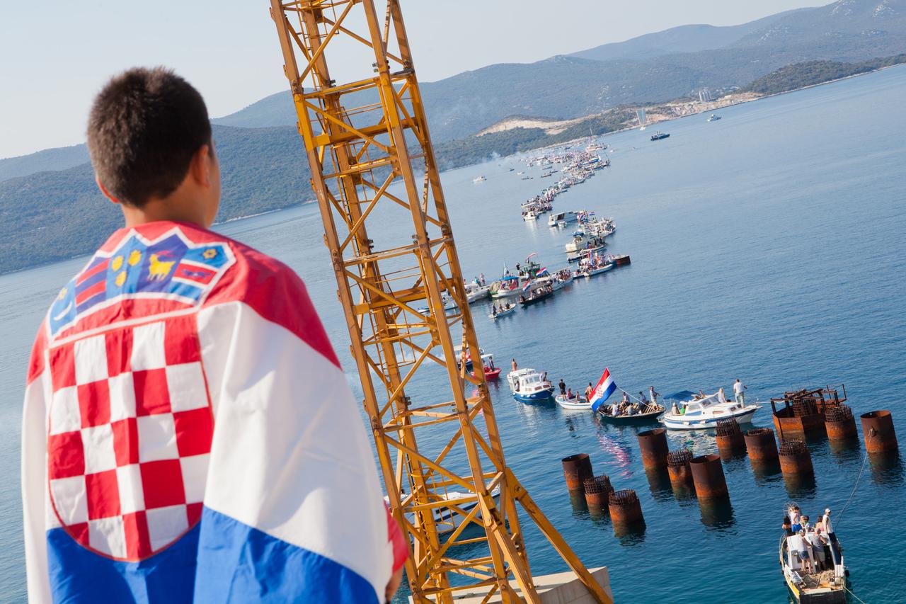 gradilište pelješkog mosta