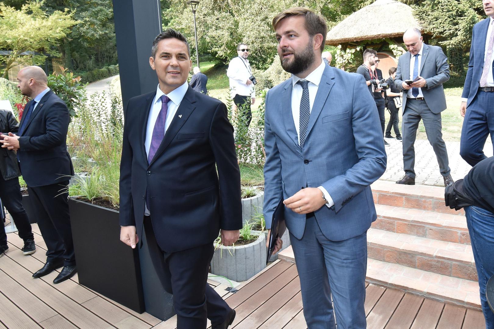 22.09.2020., Koprivnica - Konferencija Vecernjeg lista "Hrvatska kakvu trebamo". Marin Pucar, Tomislav Coric.Photo: Vjeran Zganec Rogulja/PIXSELL