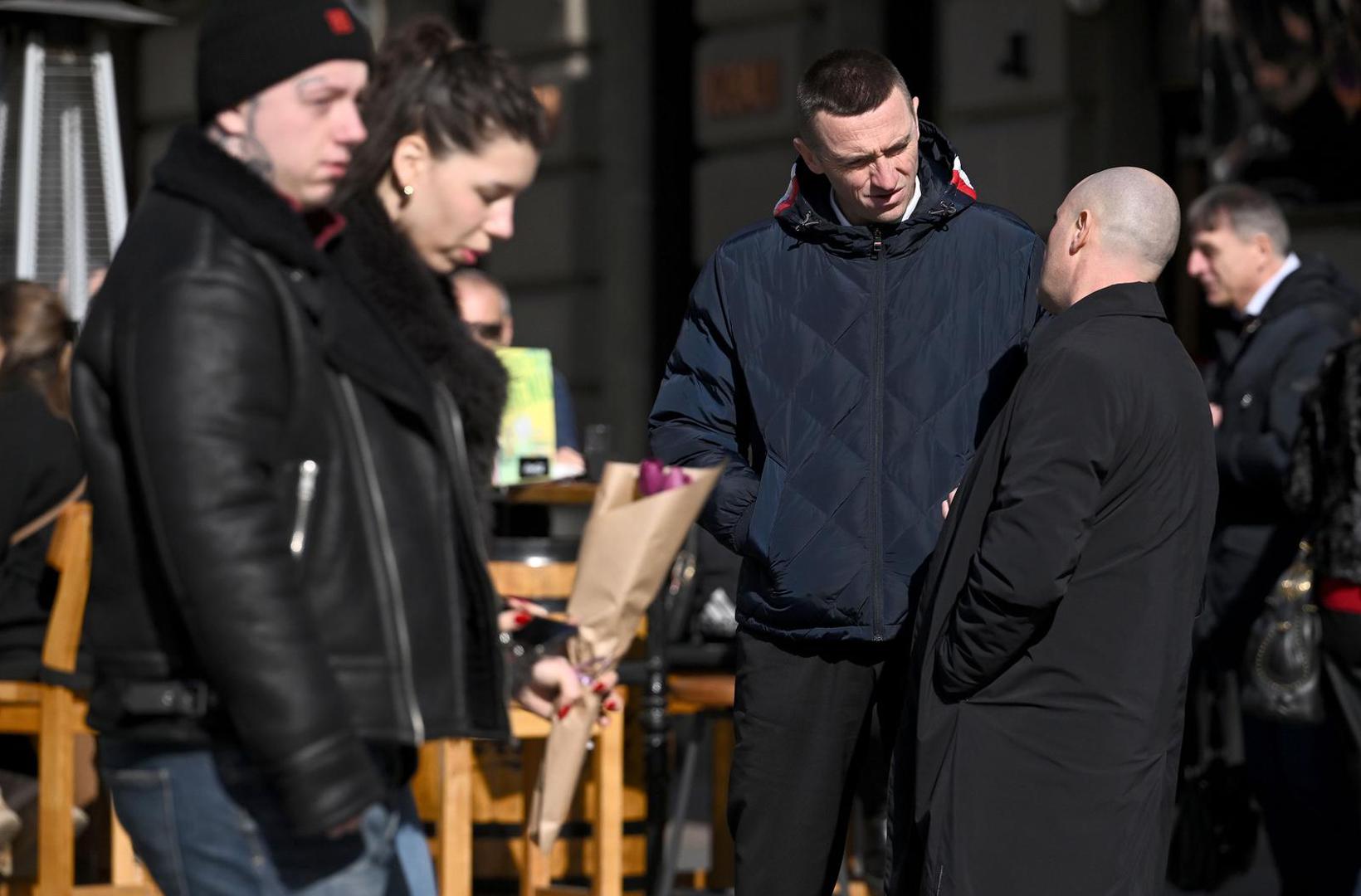 Na zagrebačkoj špici kamere su zabilježile susret Ivana Penave i Josipa Dabre