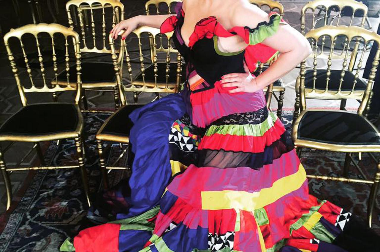 Nina Badrić na snimanju spota "Dani i godine"