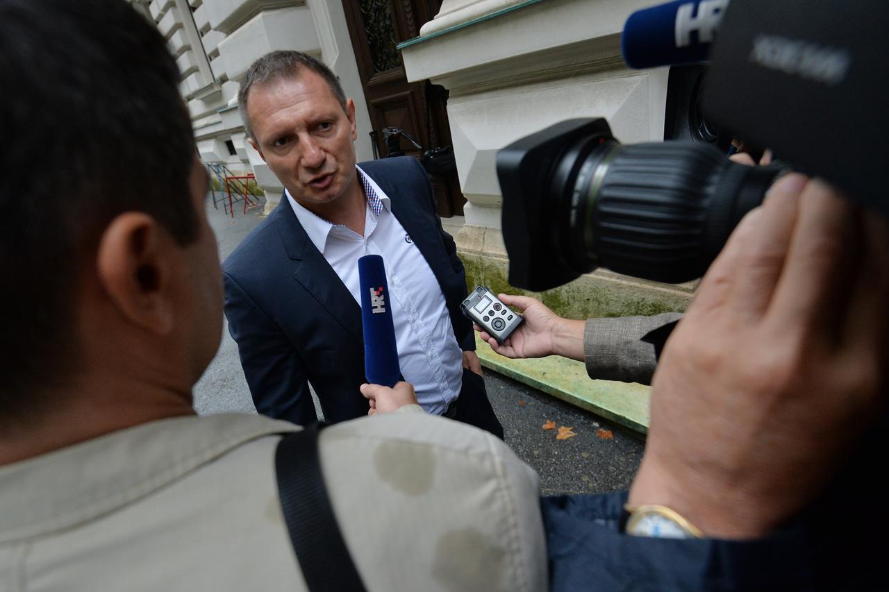 19.09.2016., Zagreb - Zupanijski sud, dolazak Josipa Klemma na sudjenje zbog optuzbi za utaju poreza.  Photo: Marko Lukunic/PIXSELL