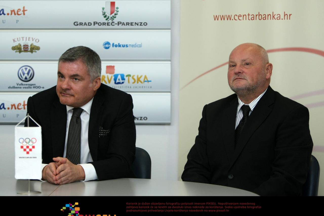 '27.09.2010., Trg Kresimira Cosica 11, Zagreb - HOO-Hrvatski olimpijski odbor i Centar banka sklopili su dvogodisnji ugovor o poslovnoj suradnji cime je Centar Banka postala clanica Hrvatske olimpijsk