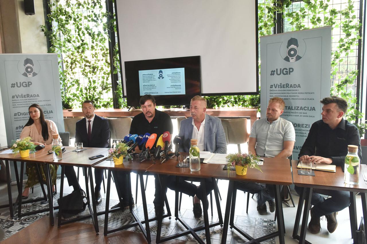 Zagreb: Konferencija za medije Udruge Glas poduzetnika