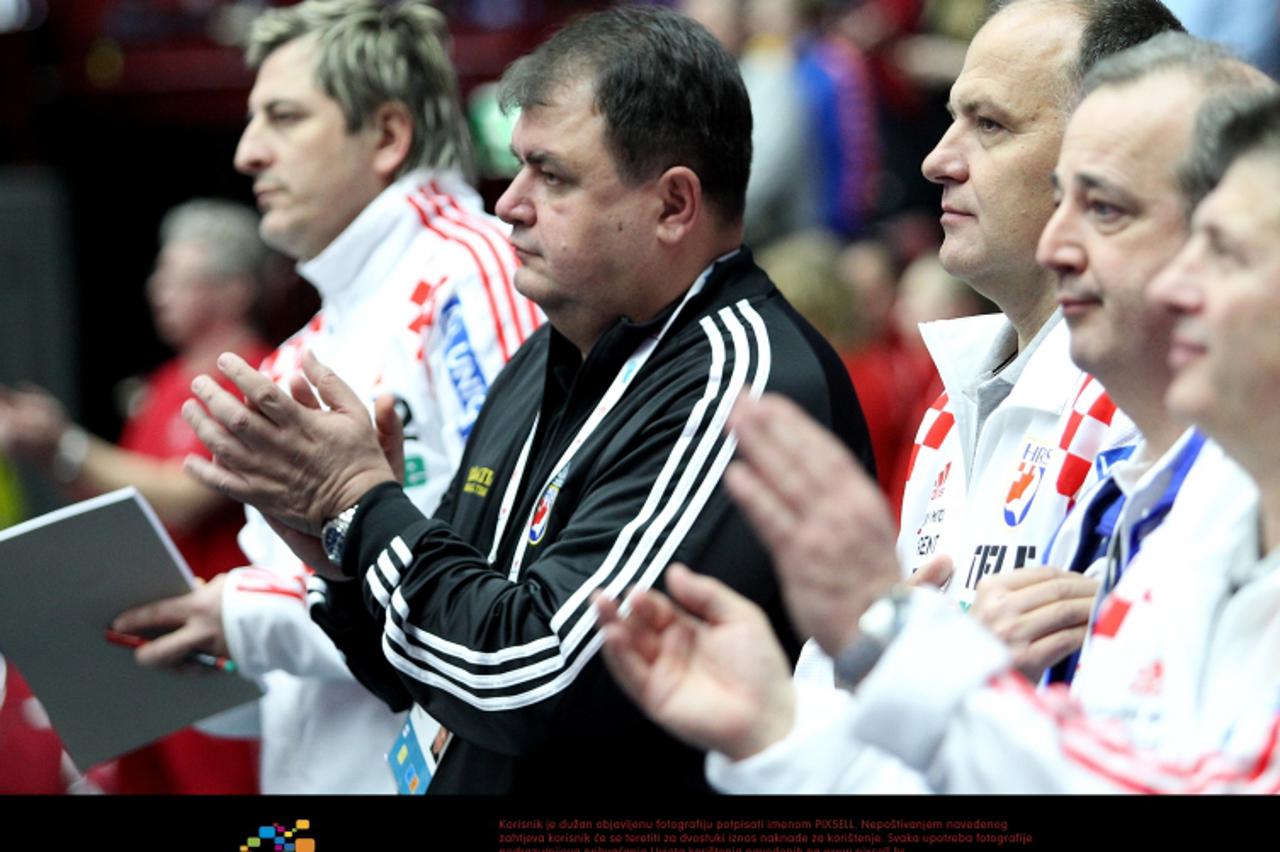 '14.01.2011., Malmo, Svedska - Svjetsko prvenstvo u rukometu, utakmica skupine C, Hrvatska - Rumunjska. Zoran Gobac. Photo: Antonio Bronic/PIXSELL'