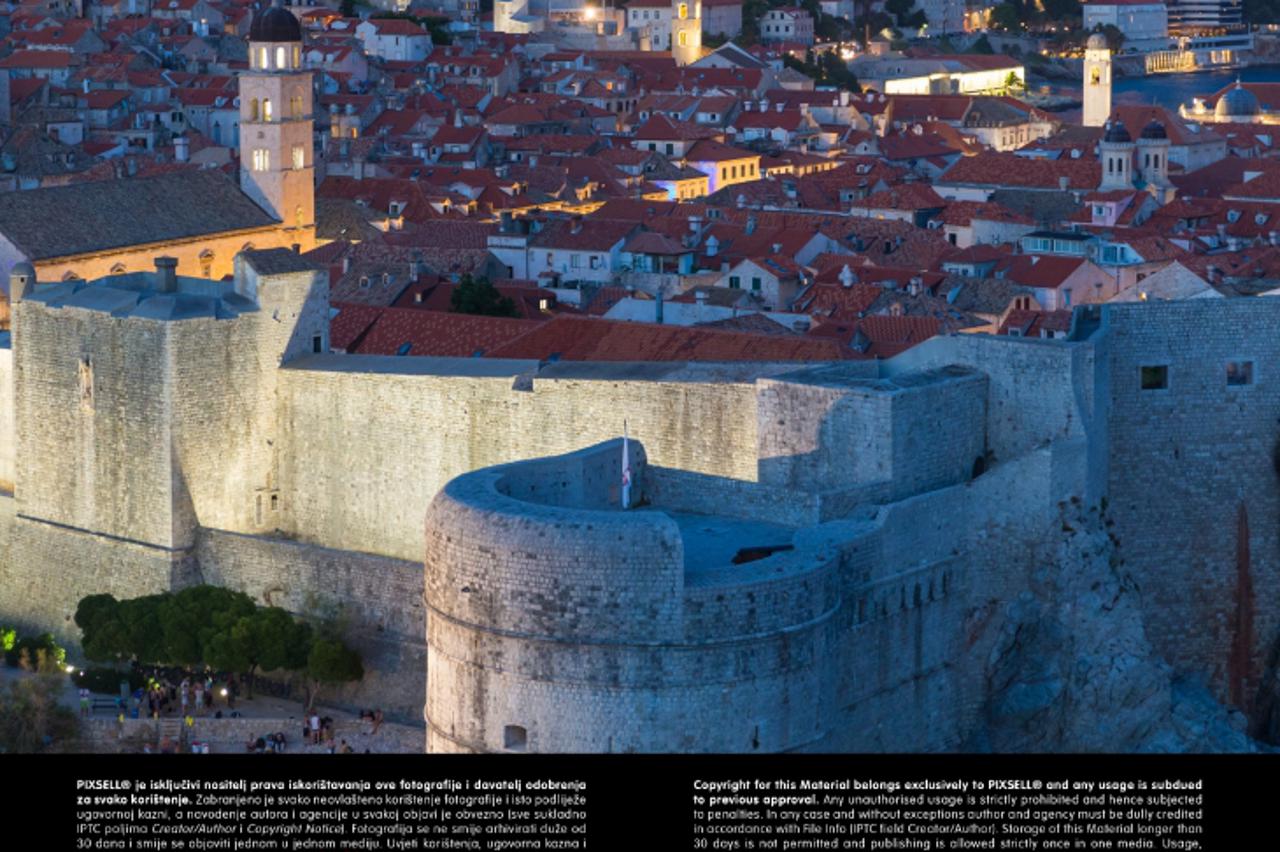 '16.08.2013., Dubrovnik - Pogled na grad s tvrdjave Lovrjenac. Photo: Grgo Jelavic/PIXSELL'