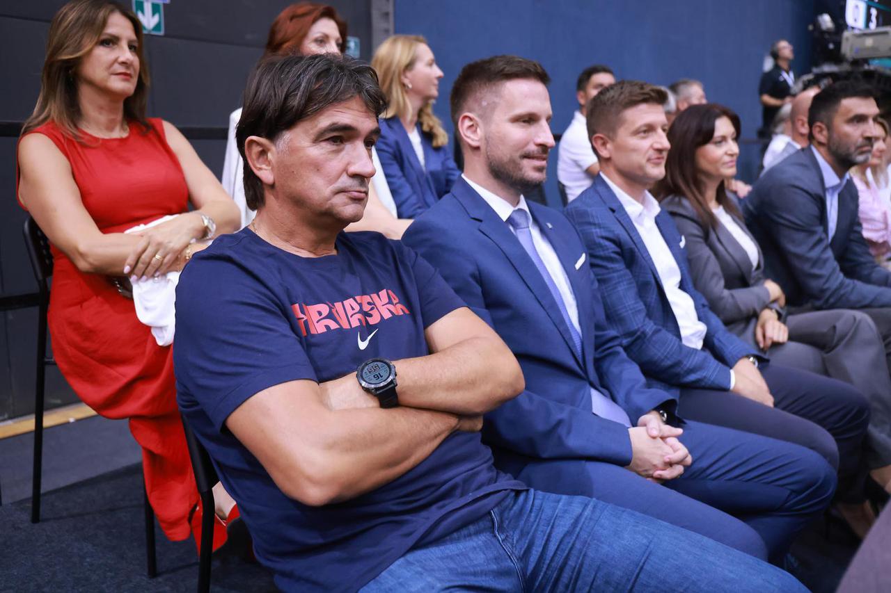 Osijek: Zlatko Dalić na prvom danu Davis Cupa između Hrvatske i Francuske
