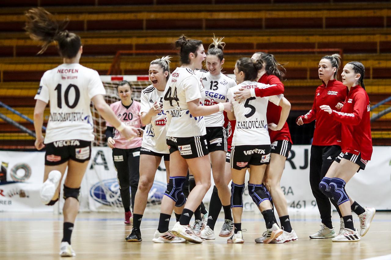 Zagreb: Prva Hrvatska rukometna liga žene, RK Lokomotiva - RK Podravka