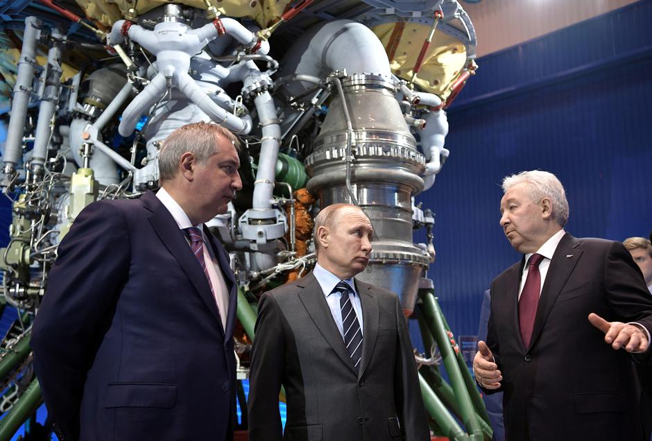 Dmitry Rogozin I Vladimir Putin