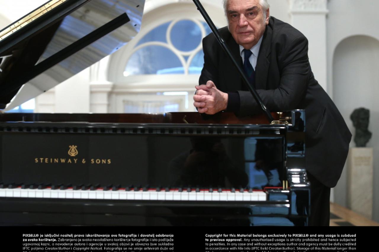 '10.01.2013., Zagreb - Vladimir Krpan, pijanist.  Photo: Marko Lukunic/PIXSELL'