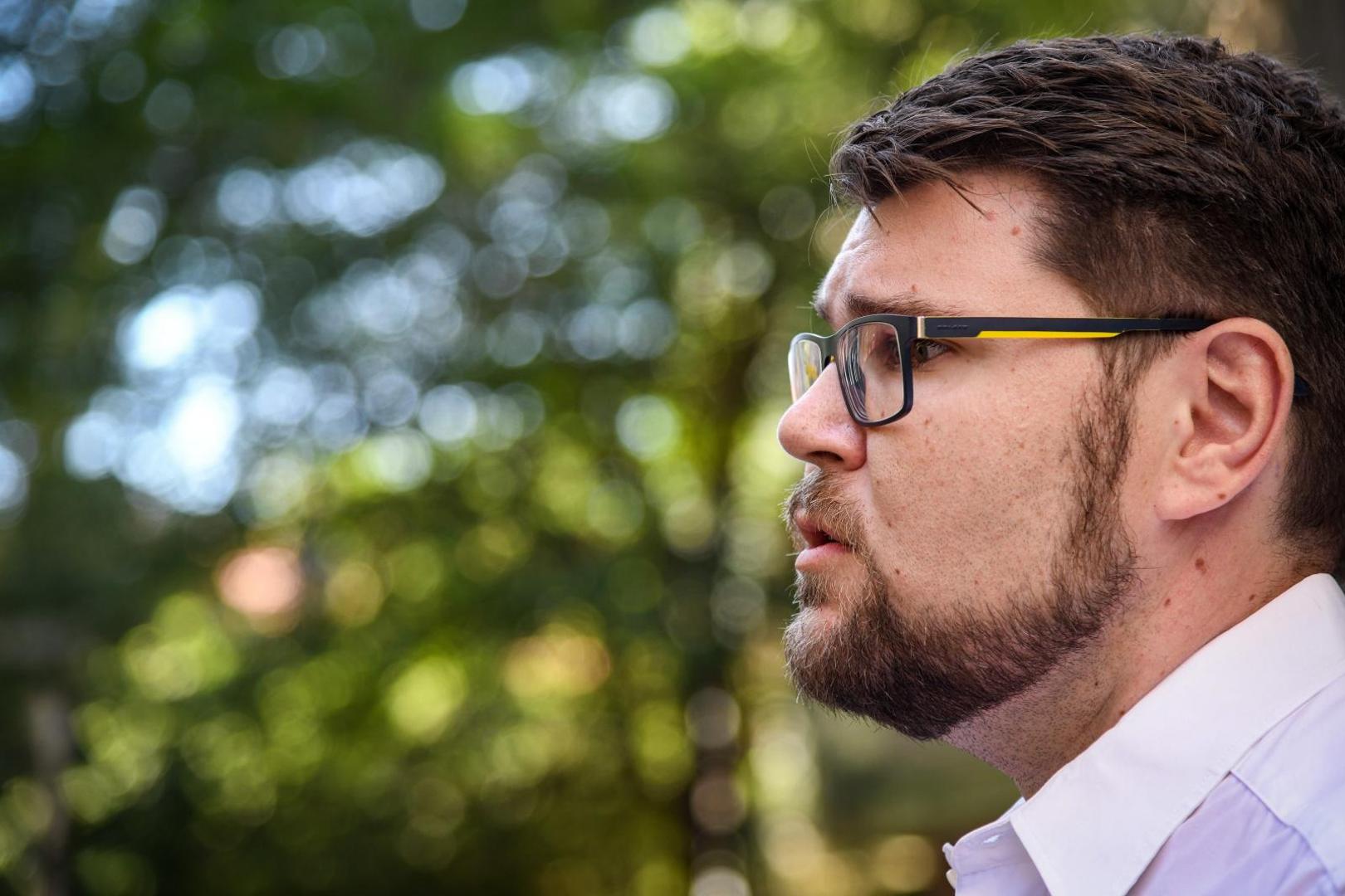 21.08.2020., Zagreb  - Pedja Grbin odrzao konferenciju za medije o predaji kandidature za predsjednika SDP-a Hrvatske  Photo: Josip Regovic/PIXSELL