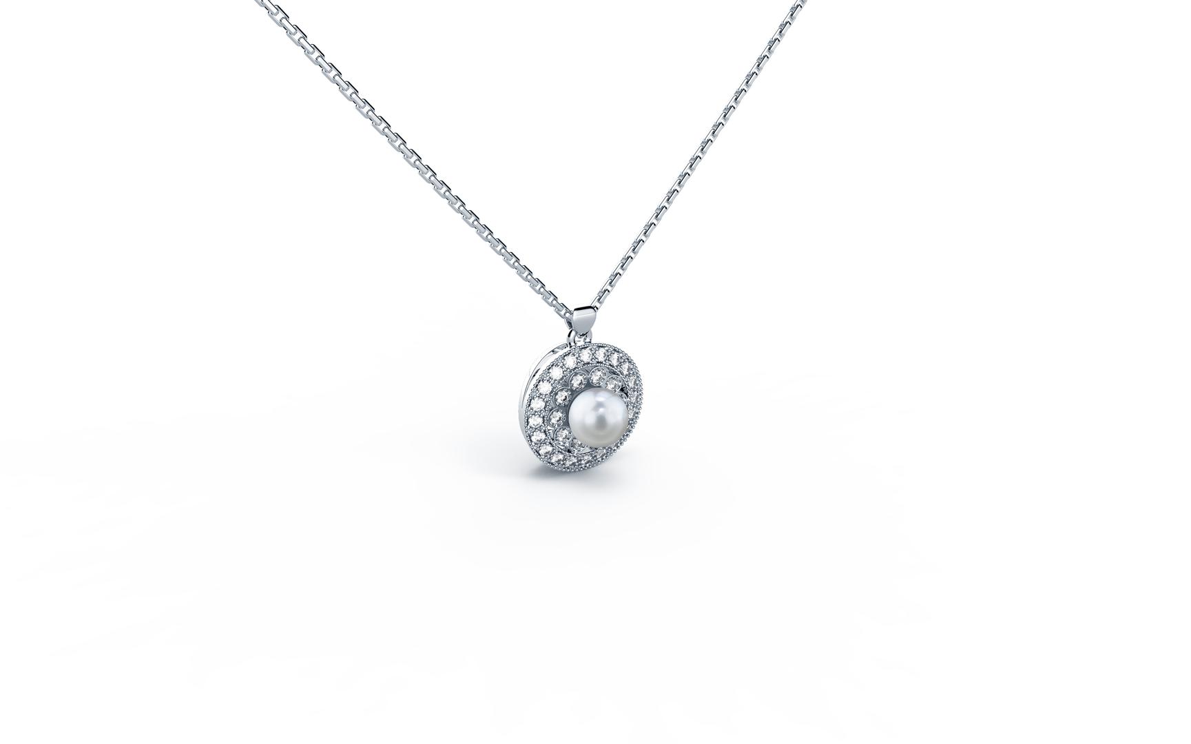 Srebrni privjesak sa cirkonima redovna cijena_220kn, Argentum