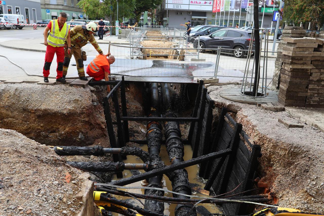 Karlovac: Ugašen požar nakon eksplozije plina u centru grada