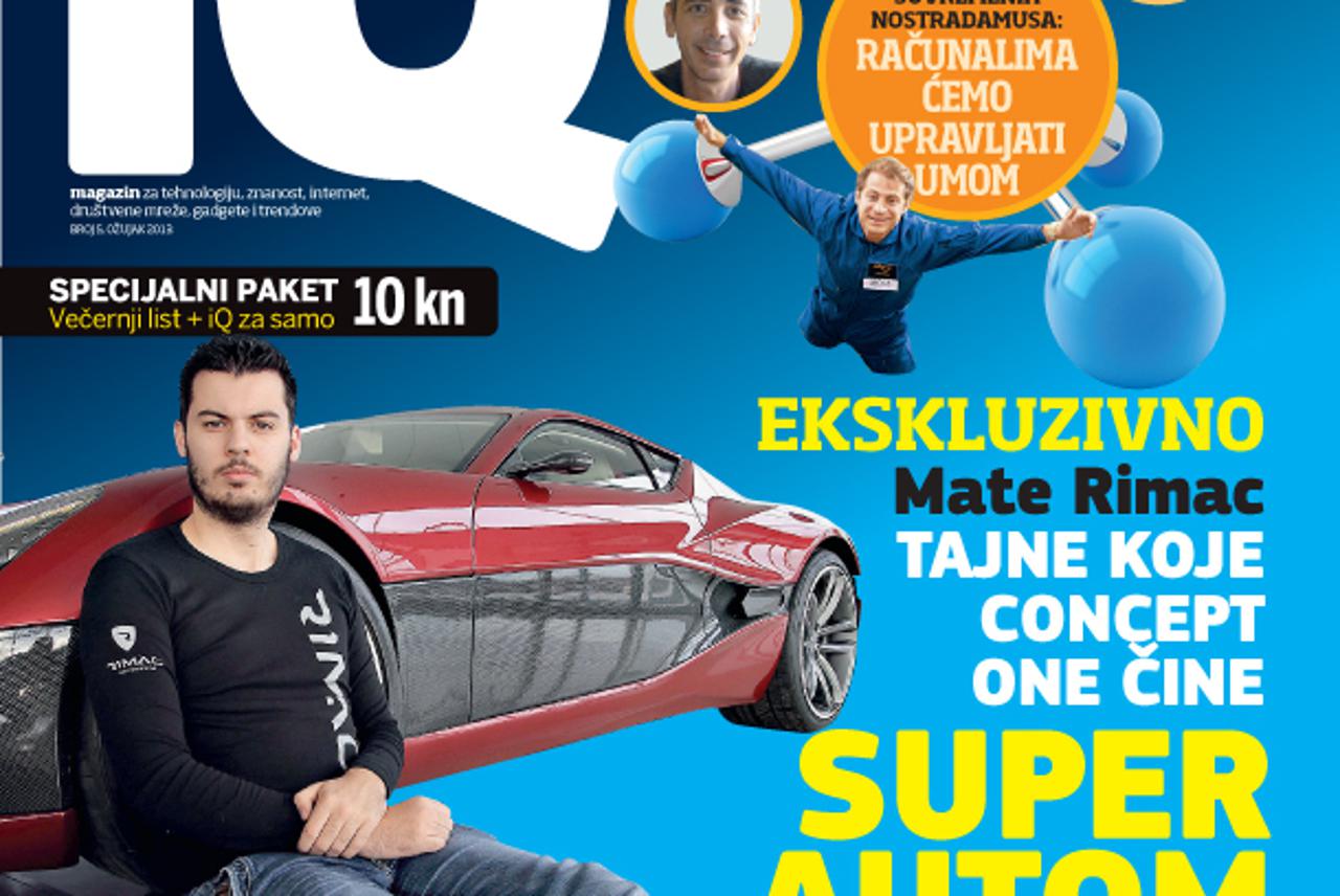 Naslovnica novog broja IQ magazina Ve ernji.hr