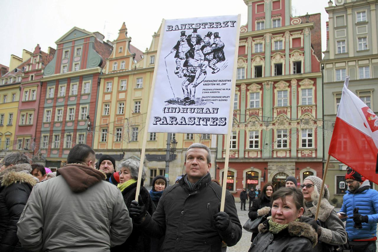 Poljaci prosvjeduju zbog franka