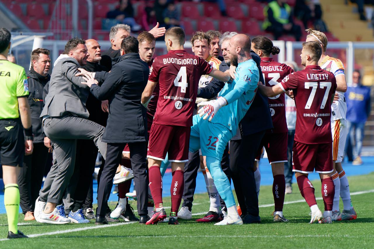 italian soccer Serie A match - US Lecce vs Torino FC