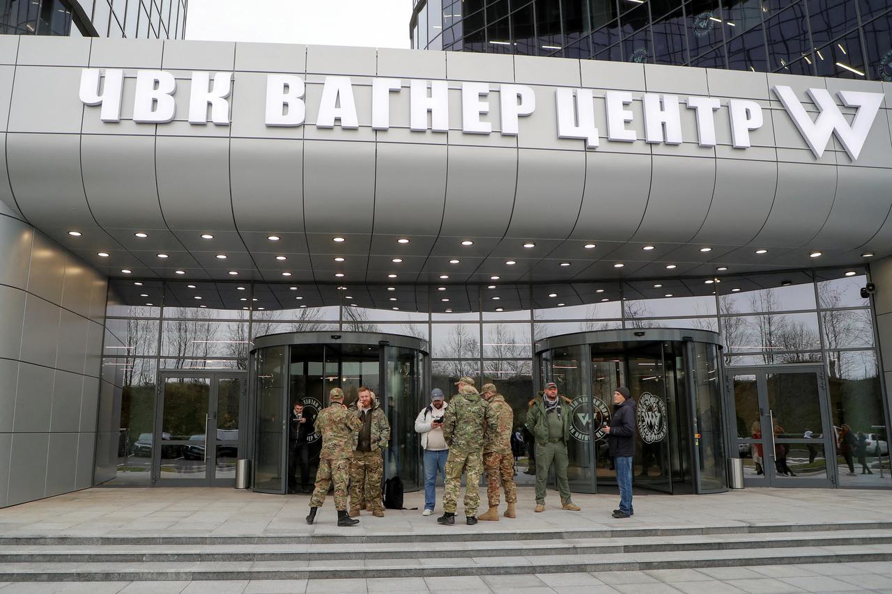 FILE PHOTO: Wagner private military group centre opens in St Petersburg
