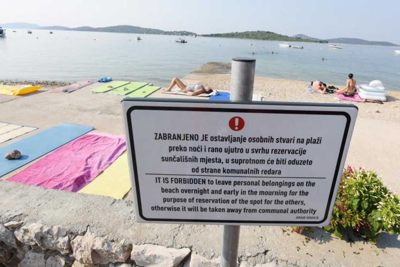plaža, vodice, ručnici