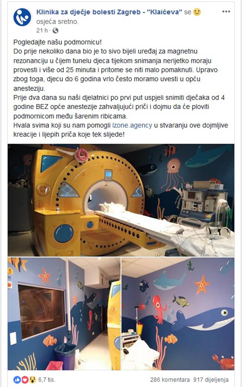 magnetska rezonanca u Klaićevoj